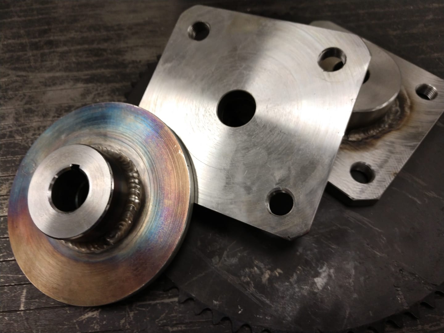 fabricated metal plates and disc by Mobile Metalworks LLC - Metal Machining & Fabrication